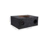 ibasenice Caisson de Basses Vide pour Voiture Boîtier Subwoofer Bois Robuste Enceinte Ultra Audio Véhicule Compatible avec Systèmes Sonores Auto