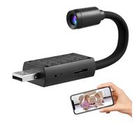 ibasenice Caméra de Sécurité Caméra Télécommandée sans Fil 1080p USB, Interphone Vocal, pour Maison et Voiture, Moniteur Domestique Plusieurs Styles