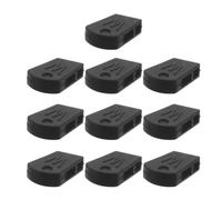 ibasenice Capuchons en Caoutchouc Noir Taille 1,50x0,90x0,40 Cm 10 Pièces Simulation de Réponse Dynamique, Amélioration des Performances pour Marteaux de Piano Électronique pour Étudiants