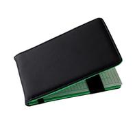 ibasenice Carnet de Score de Golf Élégant en PU Noir, Facile à Écrire, Carnet D'enregistrement Simple et Bien Conçu pour Accessoires de Golf