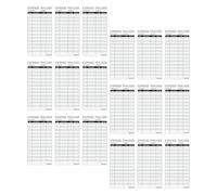 ibasenice Carnet de Suivi des Dépenses, Carnet de Notes de Frais Mobile, Papier Noir, 100 Pcs, 15,1x7,6cm, Portable, pour Organiser Dépenses, Bureau et Entreprise, Petites Entreprises