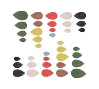 ibasenice Carreaux et Design Unique Créatif de Feuille Irrégulière de Mosaïque Céramique 200g Variété de Couleurs Couleur Aléatoire pour Projets D'artisanat