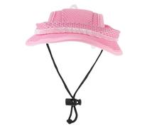 ibasenice Casquette De Baseball pour Chien avec Ouvertures Respirantes Bandes Réglables Et Sangle Élastique Au Cou pour Protection Solaire Convient Aux Chiens De Petite Et Moyenne