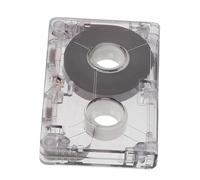 ibasenice Cassette Audio Vierge 60 Micro Cassette Plastique Vintage Décoration Bureau Salon Ornement Mural Effet Rétro