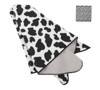 ibasenice Cat Grooming Wrap Blanket Cow Print Anti-Escape Pet Swaddle for Nail Trimming Medication Grooming Wrap Cloth for Kitten Salon Use