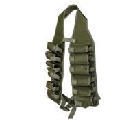 ibasenice Ceinture Porte-bière Réglable 12 Canettes, Gilet Banane Vert en Toile Résistante, Paquet de Rangement Pratique pour Camping, Randonnée et Activités de Plein Air