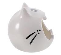 ibasenice Ceramic Hamster House Cooling Small Animal Hideout Portable Cute Pet Nest for Hamsters and Rabbits