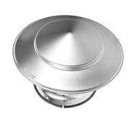ibasenice Chapeau de Cheminée Acier Inoxydable Aux Intempéries Protection de Conduit Étanche pour Ventilation de Toit Couvre Cheminée et Facile à Installer