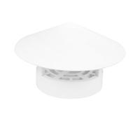 ibasenice Chapeau de Ventilation PVC Étanche pour Cheminée Protection Pluie pour Conduits et Évacuations Installation Facile et Durable Design Élégant Toiture