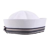 ibasenice Chapeau Marin Femme Vintage Léger avec Nœud Casquette Capitaine Yacht pour Fêtes Cosplay Photographie