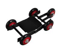 ibasenice Chariot à Roulettes Robuste pour Moto et Tricycle Outil Portable Assistance Au Déplacement Roues pour Manœuvre Facile et Gain de Compact et Léger pour Usage