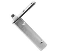 ibasenice Charnière de Congélateur pour Stabilité et Support en Acier Inoxydable Argenté, Charnière de Porte de Réfrigérateur Ajustable pour Portillon Freezer