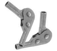 ibasenice Charnière Pliante pour Canapé en Fer Argenté, Support Rabattable 3 Positions, Installation Sécurisée, Lot de 2 Pièces pour Transition Lit-canapé