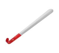 ibasenice Chausse-pied Poignée en Pvc Rouge Soulage le Mal de Dos et Réduit la Flexion en Acier Inoxydable pour Personnes Âgées et Femmes Enceintes