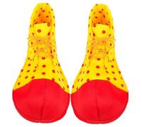 ibasenice Chaussures Clown Cosplay PU Légères et Résistantes pour Fête Halloween Carnaval Spectacle Adulte