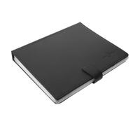 ibasenice Classeur de Partitions Musicales et Poche D'angle en Cuir Pu Noir avec 30 Pages, Système de Numérotation des Pages Pratique Quotidienne et Concert