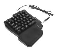 ibasenice Clavier de Jeu Vidéo Noir Rétroéclairé ABS K1 35 Touches | Design Simple, Usage Pratique, Fonctionnement Précis, pour Jeune Public, Maison et Divertissement