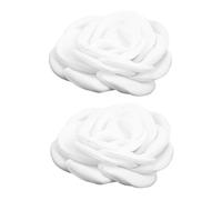 ibasenice Clip à Chaussures Camélia Tissu Blanc 6 Cm, Fleur Décorative DIY pour Chaussures Femme, Accessoires Mode pour Talons et Loisirs Créatifs