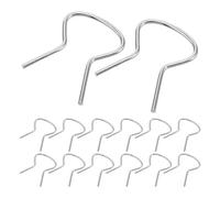 ibasenice Clips de Fixation Métalliques pour Lève-vitre Manuelle Voiture, 200 Pièces, Acier Antirouille, Clips de Retenue pour Poignées et Panneaux de Porte, Accessoires Auto pour