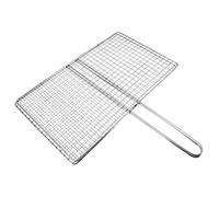ibasenice Clips de poisson grillé accessoires de camping en plein air panier à légumes pour barbecue grille de plein air panier grill panier à grillades en acier inoxydable Panier de camping