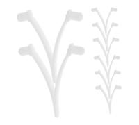 ibasenice Clips en v Perche De Piscine Brosse De Piscine Lot De 8 Pièces Et Spa Fixation Plastique Abs Solide Accessoires pour Tête D'aspiration