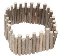 ibasenice Clôture et Offrir Un Espace Ludique Hamster en Bois Naturel pour Cage de Petits Animaux, à Mordre Résistant, pour Décorer Bureau
