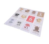 ibasenice Coffret Souvenir Pour Bébé Cartes De 12 mois De La Naissance À Un An Autocollants Réutilisables Et Sûrs Sur Le Thème Du Sport
