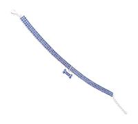 ibasenice Collier De Chien en Cristal Race Collier pour Chien Moyen Nom pour Chiens Bijoux pour Animaux De Compagnie Colliers Collier De Chien Large Chiot Collier De Chien Moyen Blue