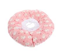ibasenice Collier De pour Chat Et Chien Collerette Postopératoire Douce Léchages Et Grattages pour Animaux Malades Ou Blessés Couleur Rose XS