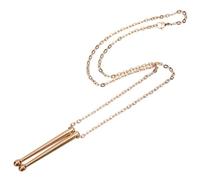 ibasenice Collier Pendentif Bâton de Batterie Acier Inoxydable pour Femmes et Hommes Mode Moderne et Délicate Chaîne Clavicule Cadeau Anniversaire pour Divers Styles