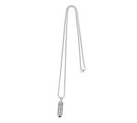 ibasenice Collier Pendentif Capsule D'aromathérapie Ouvrable en Acier Inoxydable, Accessoire Bijou Léger Unisexe, pour Parfum et Huile Essentielle, Usage Quotidien et Présent Femme Homme,