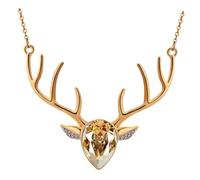ibasenice Collier Pendentif Cerf Chaîne de Cou Élégante Bijoux pour Femme Accessoire de Mode