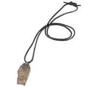 ibasenice Collier Pendentif Gothique en Alliage Breloque Cercueil et Croix Style Punk Vintage Couleur Cuivre Antique Collier pour Femme Accessoire Mode pour Soirées et Tenues
