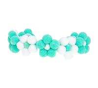 ibasenice Collier pour Animaux de Compagnie Collier de Chien Collier de Chat Mignon Collier calmant pour Chat Fantaisie Collier de pétales Collier tricoté pour Animal de Compagnie Fil Vert