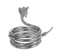 ibasenice Collier Serpent Flexible Réglable Alliage Bijou Fantaisie pour Femme Accessoire Halloween et Fête Design Unique et Confortable