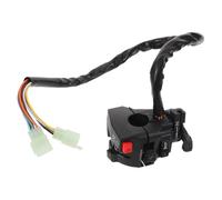 ibasenice Commutateur Poignée Gauche Multifonction Fonctions Étanche pour Moto Atv Quad avec Contrôle Lumière et Arrêt Moteur Installation Facile et Contrôle Intégré