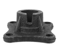 ibasenice Connecteur de Chaise de Salon Coiffure en Métal Noir, Pièce de Réparation Robuste pour Remplacement Hydraulique Confort Ajouté et Longévité Améliorée