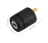 ibasenice Contacteur d'Allumage à Clé pour Chariot Élévateur Électrique Lind Jk801/802 Interrupteur de Démarrage Sécurisé Clé Pièces Détachées pour Véhicule Utilitaire