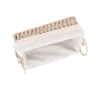 ibasenice Corde Panier et de en Rangement Main Tressé Tissu Ménager | Couleur Naturelle, Texture Fine, pour Fleurs Fraîches ou Séchées, Usage Domestique, Style Sobre