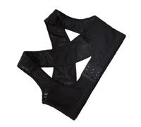 ibasenice Correcteur De Posture Dorsal Réglable Noir M, Ceinture Correctrice Dorsale, Corset Bossu Maintien Dos, Redresseur Dos Pour Adulte Et Élève, Prévention Affaissement Poitrine, Usage Quotidien