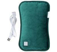 ibasenice Coussin Chauffant Électrique Rechargeable USB Graphène sans Eau 3 Niveaux de Chauffage Rapide pour Ventre Dos Cervicales Femme Enfant Bureau Voyage
