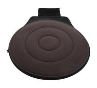 ibasenice Coussin de Siège Auto pour Conducteur Multiusage, Coussin Rembourré Brun « Gentleman », Pivotant 360°, Compatible Voiture et Camion, Confortable pour Voyage, Domicile-travail