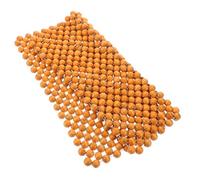 ibasenice Coussin De Siège En Perles De Bois Housse Carrée 45x45cm Pour Camion Et Bateau Effet Massant Aération Optimale