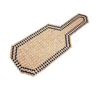 ibasenice Coussin Massant Pour Siège Auto En Perles De Bois Housse De Siège Pour Voiture Avec Tapis De Massage