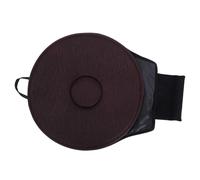 ibasenice Coussin Rotatif pour Voiture 360° en Tissu Respirant, Coussin de Siège Auto Pivotant Café, Aide la Mobilité pour Personnes Âgées et Dos Sensibles, Siège Multi-usage Voiture