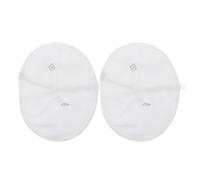 ibasenice Coussinets Anti Transpirant Aisselles Lavables en Polyester Blanc, Protection la Transpiration sous Blouses Bretelles Ajustables, 1 Paire pour Femmes