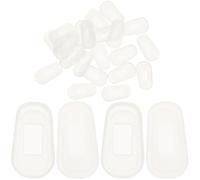 ibasenice Coussinets Nasaux en Silicone Antidérapants Pression Lot de 12 Paires Protection Confortable du Nez Accessoires pour Montures pour Lunettes
