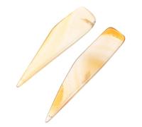ibasenice Couteau En Agate 2 Pièces, Outil De Polissage 7 Cm Pour Bijoux En or Et Argenté, Ensemble Brunissoir Pour Atelier Bijoutier Professionnel Et Amateur, Usage En Fabrication De Bagues