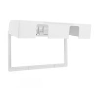 ibasenice Couvercle Double Extérieure Prise Électrique Adhésif Étanche de Extérieur 86 Type Blanc Plastique Protection Pratique en Installation