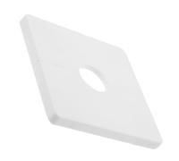 ibasenice Couvercle Rond Pvc Blanc de 12mm pour Plaques de Recouvrement de Plomberie pour Murs, Léger et Facile à Installer, pour Camping et Revêtement Mural Décoratif